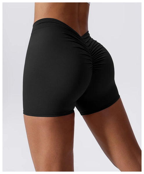 Black Booty Lift Shorts for Women